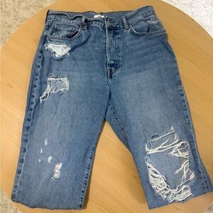 Forever 21 High Waisted Distressed Jeans Women’s 30